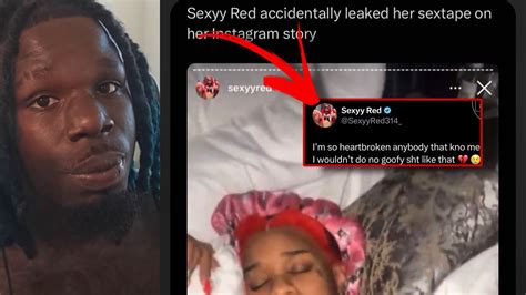 sexy red tape leaked|Sexyy Red Shocks Internet As Her Sex Tape Leaks 